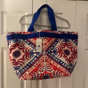 NEW WITH TAGS Farm Rio x Adidas Tote Bag